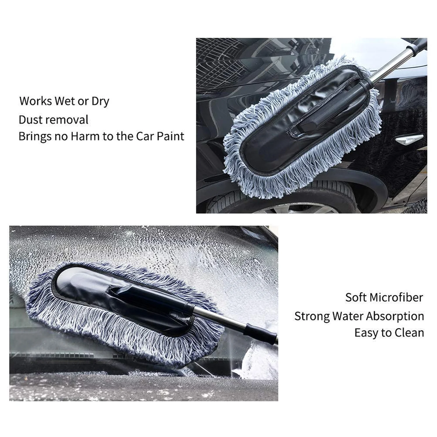 Car Dust Brush – Gentle Cleaning Tool for Interior & Exterior, Car Duster (1 Pc) - Image 9