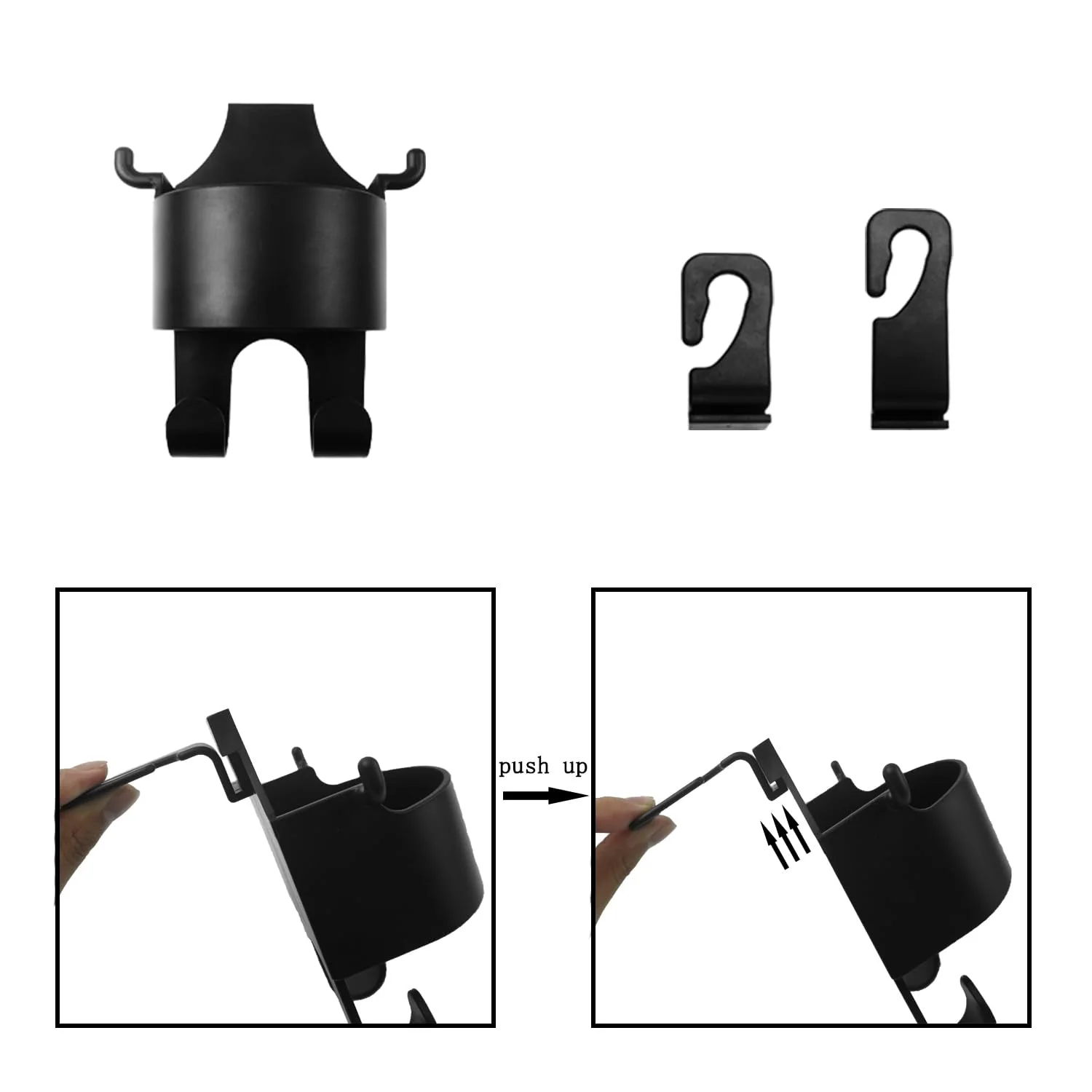 3-in-1 Car Headrest Backseat Organizer with Phone Holder & Hooks for Travel - Image 7