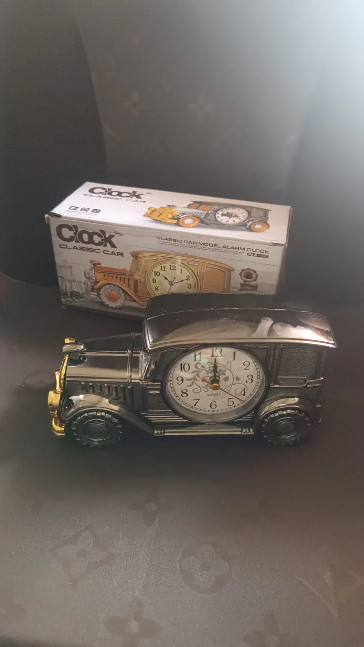 Car Model Clocks, Pen Holder Function ABS Material Alarm Clock Office Desk Bedroom - Image 7