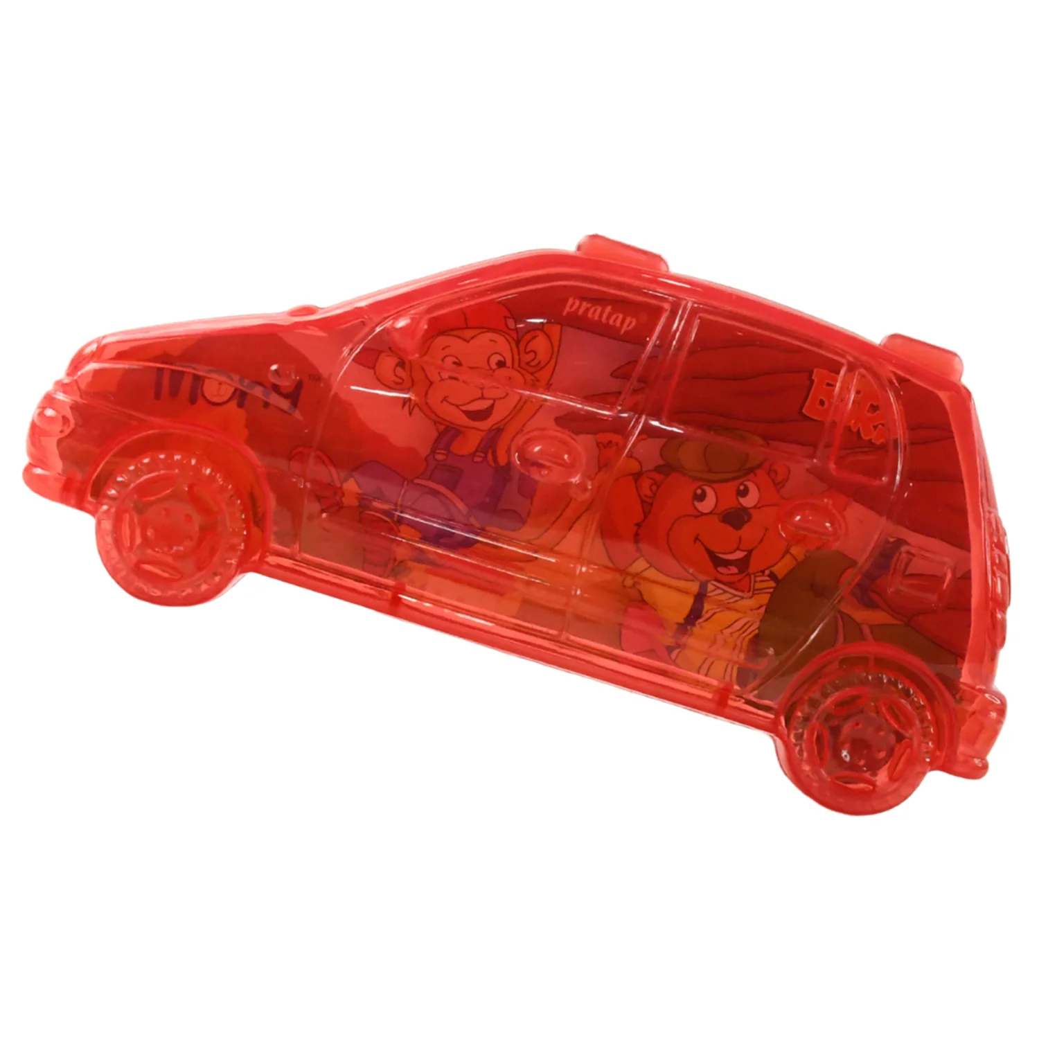 Car Shape Plastic Compass Box for Kids (1 Pc) - Image 5