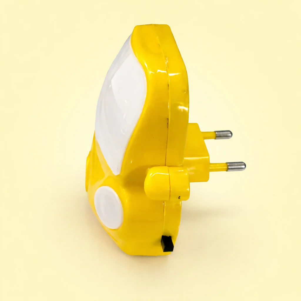 Car Shape Plug-In LED Night Lamp for Bedroom, Kids Room & Hallway(COLOR MAY VARY) - Image 2