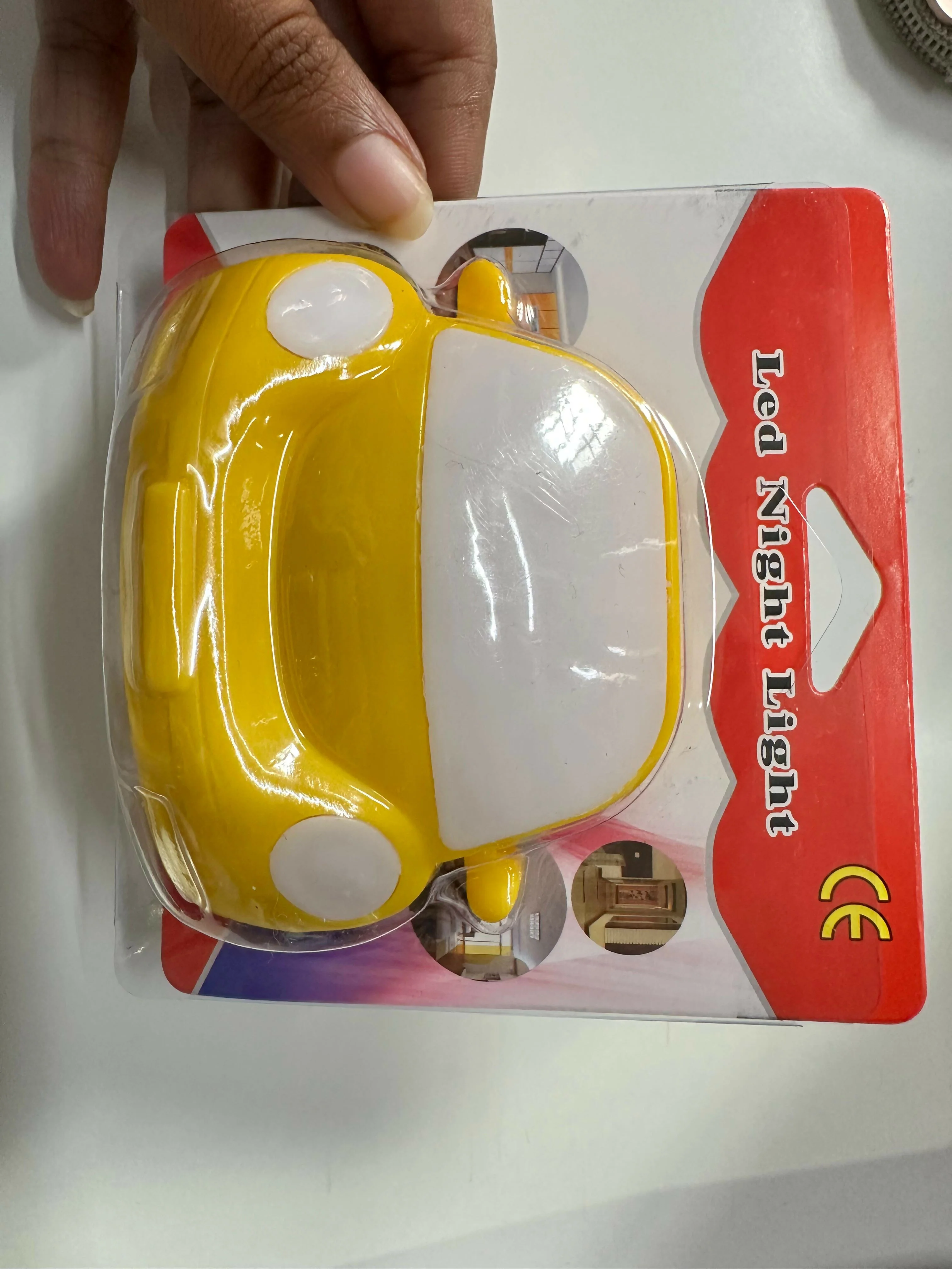 Car Shape Plug-In LED Night Lamp for Bedroom, Kids Room & Hallway(COLOR MAY VARY) - Image 7