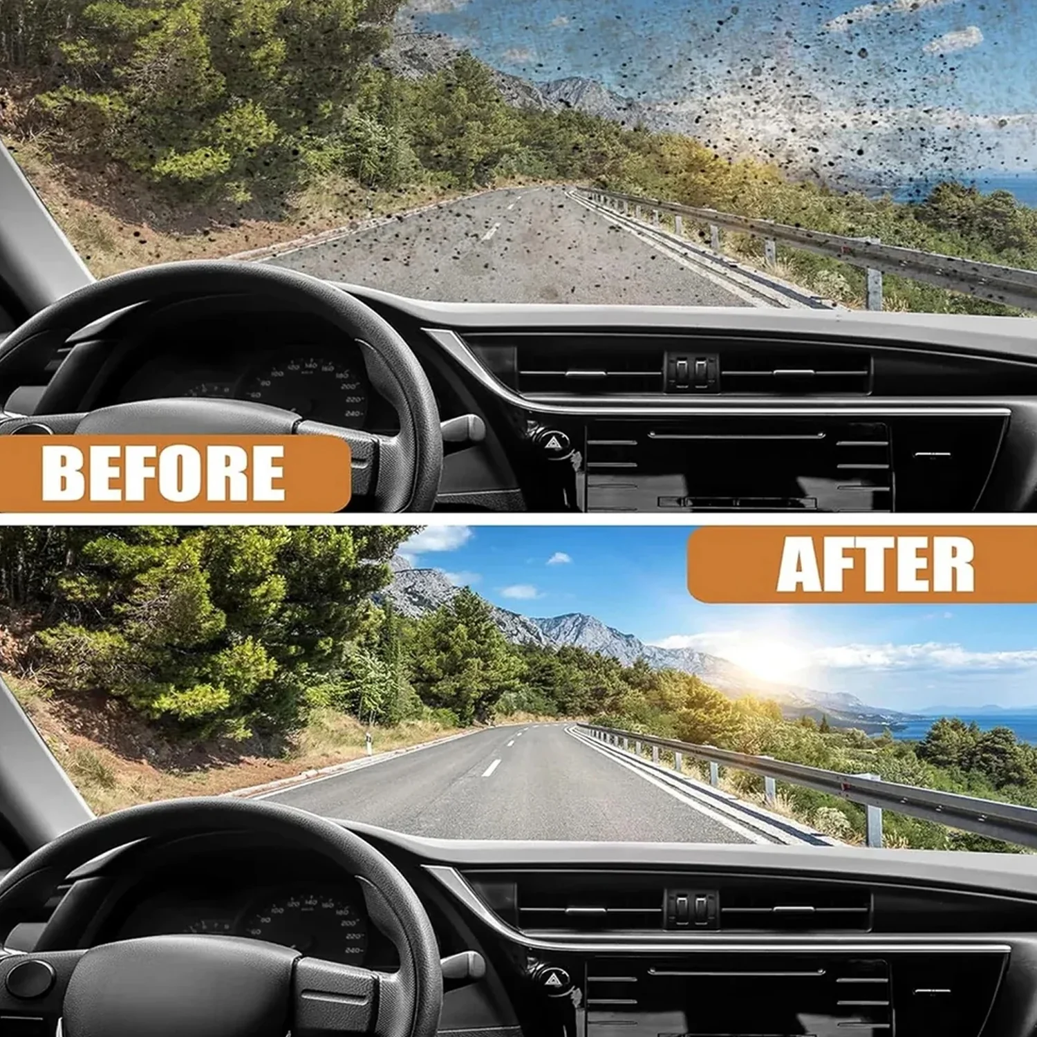 Car Windshield Glass Cleaning Effervescent Tablet (1 Pc) - Image 3
