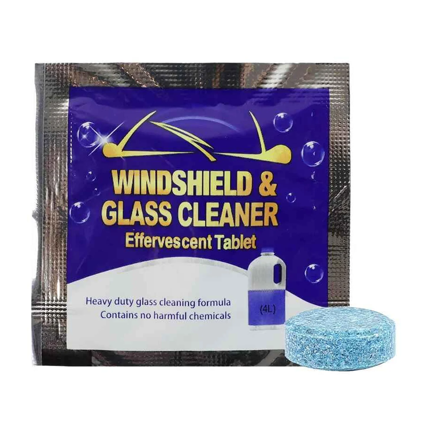 Car Windshield Glass Cleaning Effervescent Tablet (1 Pc) - Image 4