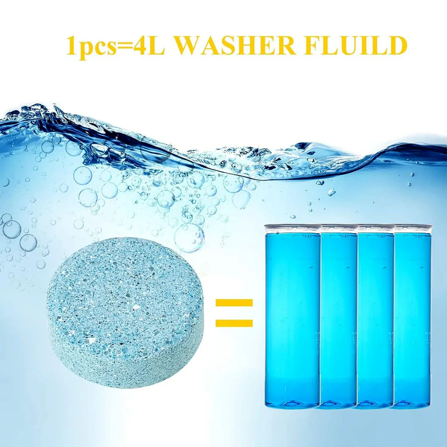 Car Wiper Detergent Effervescent Tablets (Pack of 10) - Image 4