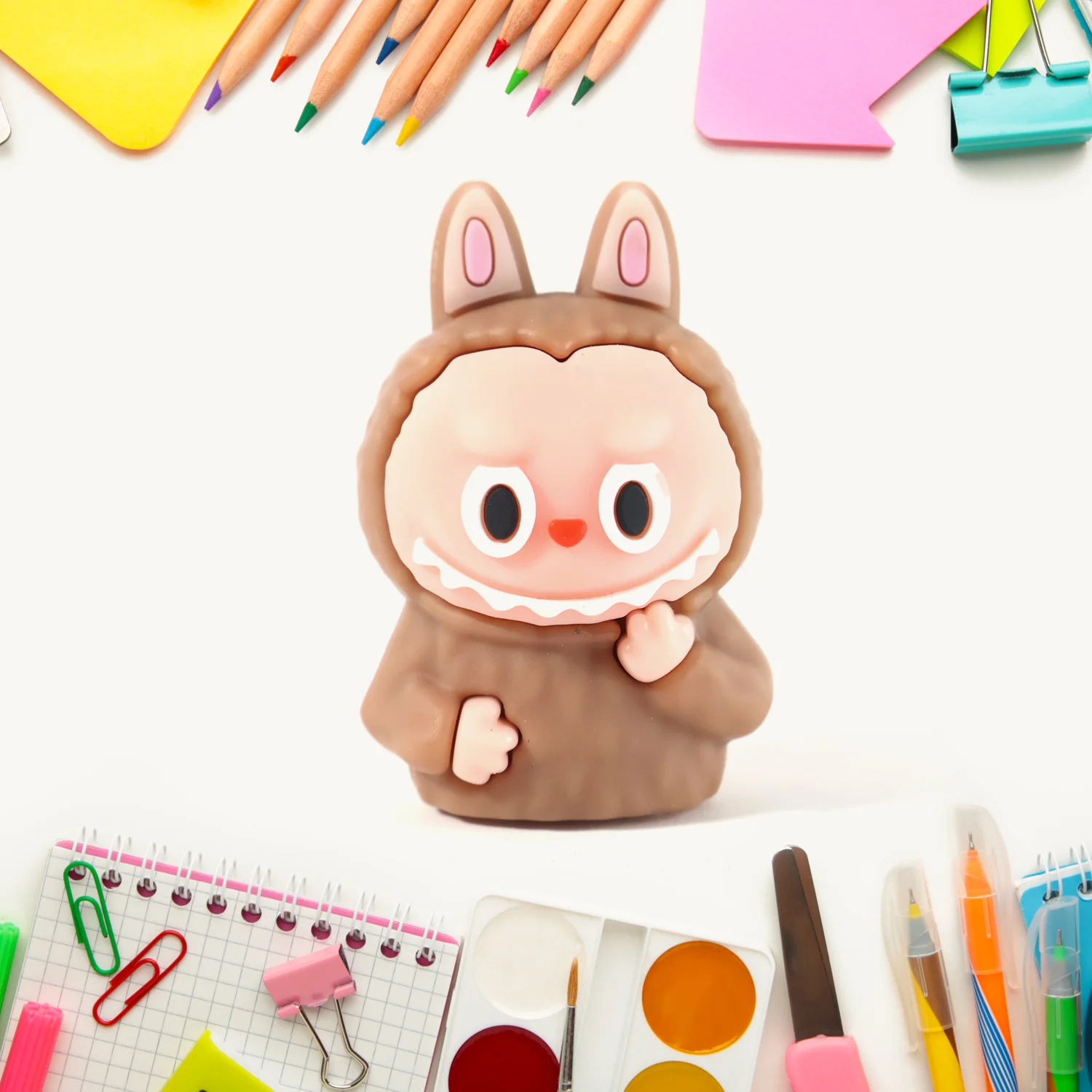 Cartoon 2 in 1 Cute Eraser with Pencil Sharpener (1 Pc / Mix Design) - Image 4