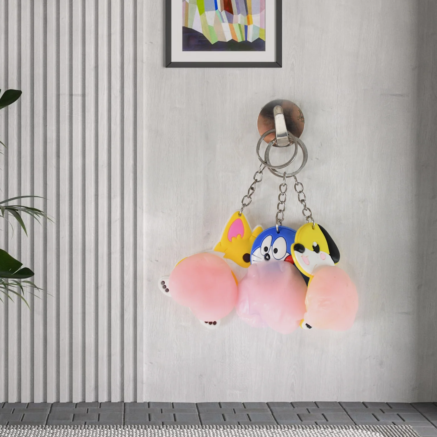 Cartoon Animal Keychain (1 Pc / Mix Design) - Image 3