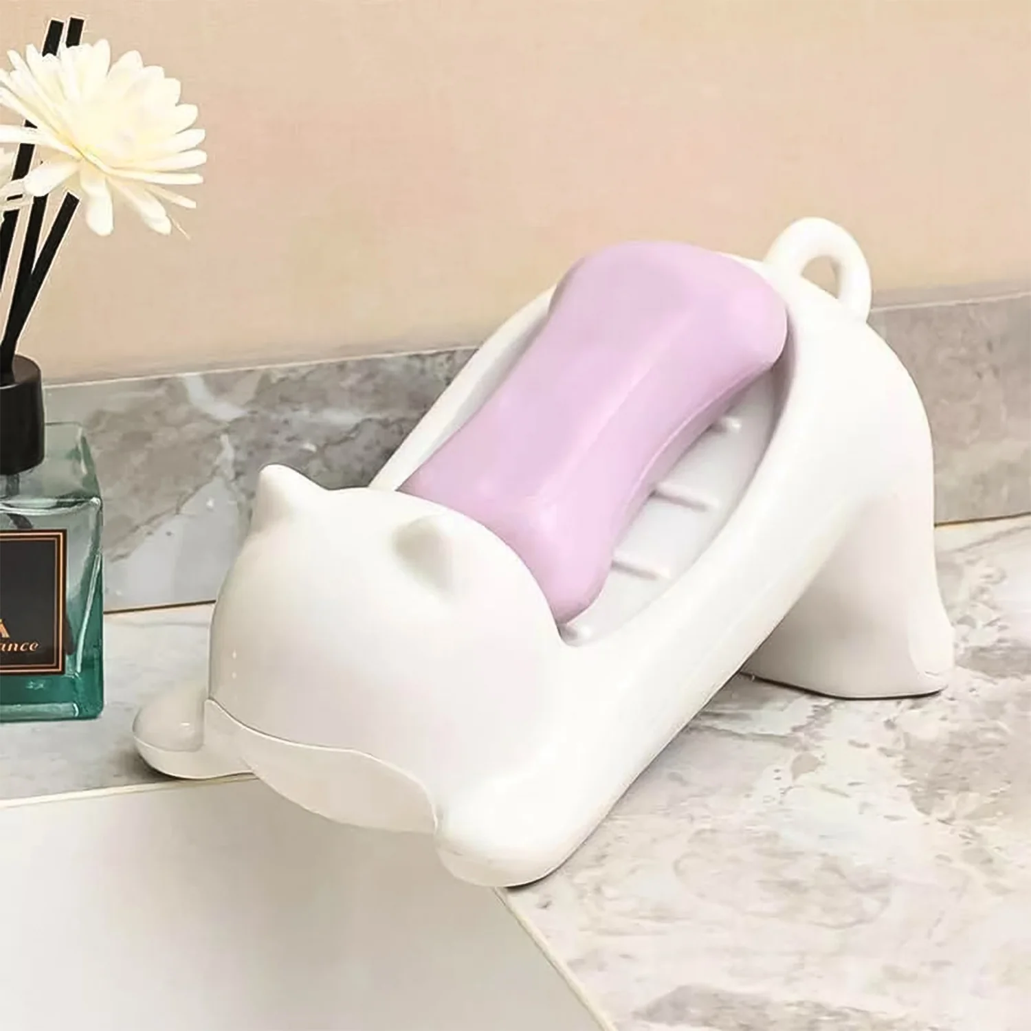 Cartoon Animal Shape Soap Dish Holder (1  Pc) - Image 3