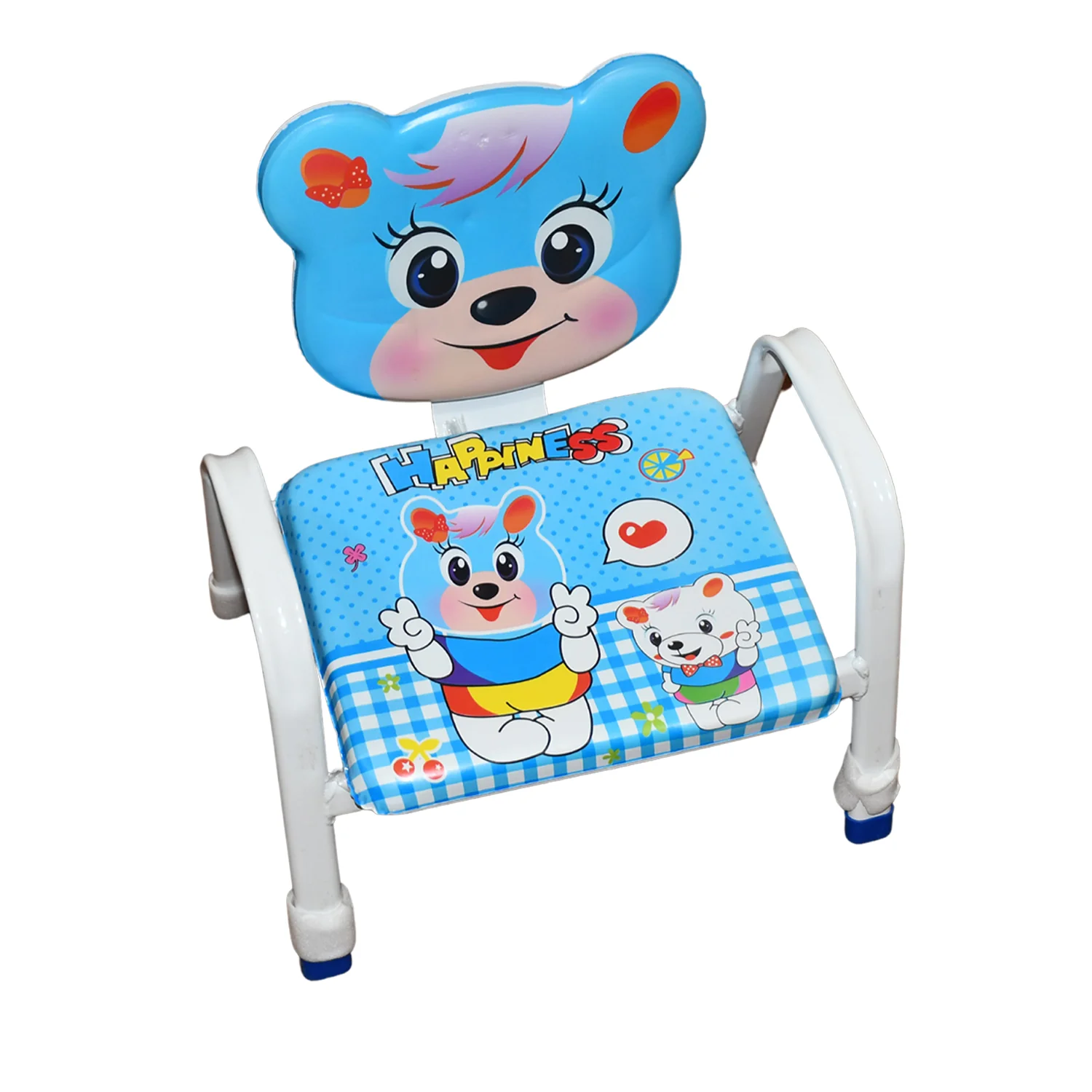 Cartoon Baby Chair Strong Steel Cushion & Comfortable Baby Chair High Quality Chair (1 Pc) - Image 4
