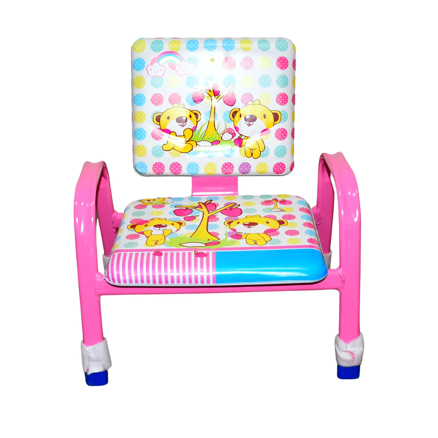 Cartoon Baby Chair Strong Steel Cushion & Comfortable Baby Chair High Quality Chair (1 Pc) - Image 3