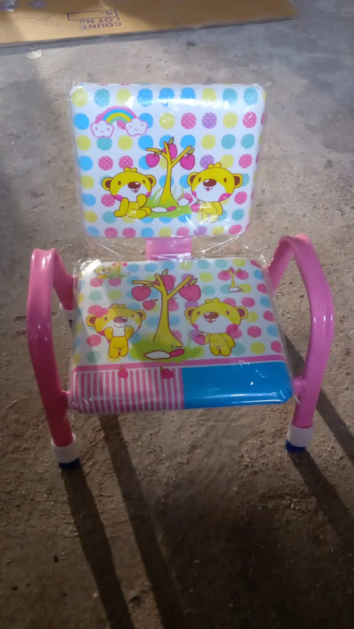 Cartoon Baby Chair Strong Steel Cushion & Comfortable Baby Chair High Quality Chair (1 Pc) - Image 5