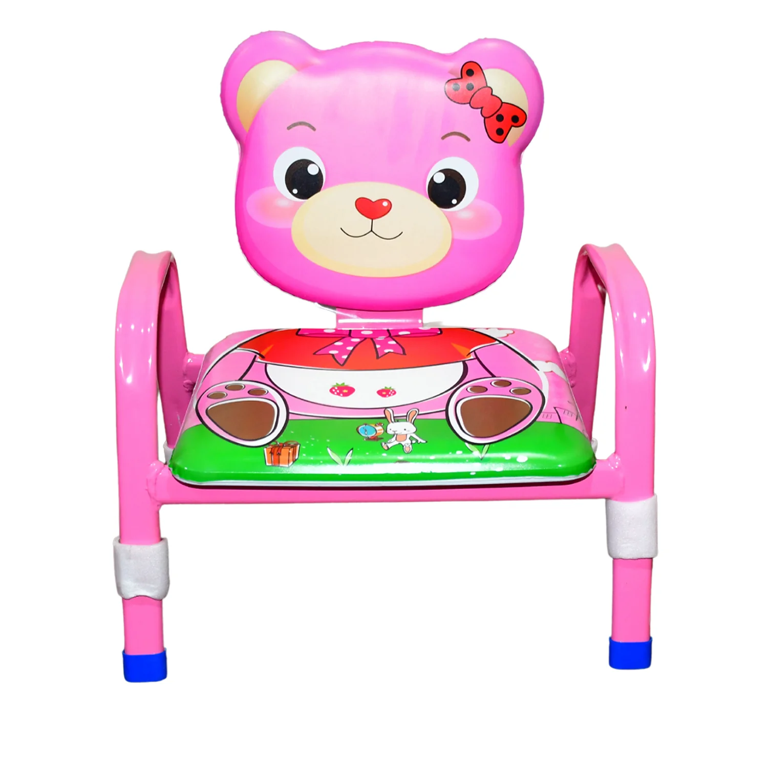 Cartoon Baby Chair Strong Steel Cushion & Comfortable Baby Chair High Quality Chair (1 Pc) - Image 4