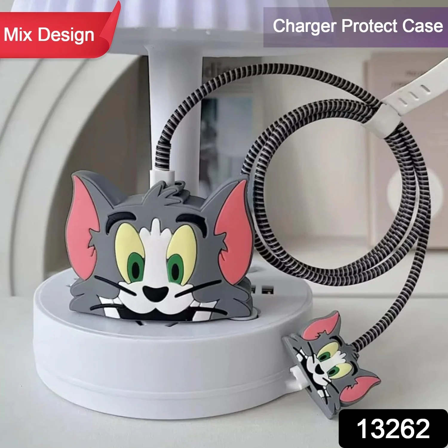 Cartoon Character Silicon Charger Case Cover iP 18-20W, iPhone (Mix Design / 1 Pc) - Image 2