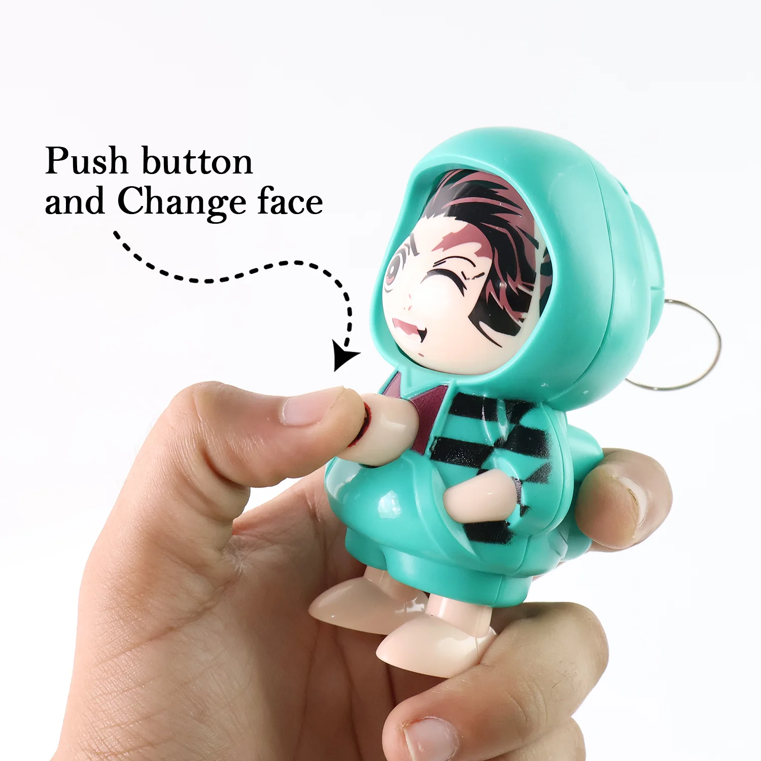 Cartoon Character Design Cute Action Figure Keychain (Mix  Design & 1 Pc) - Image 4