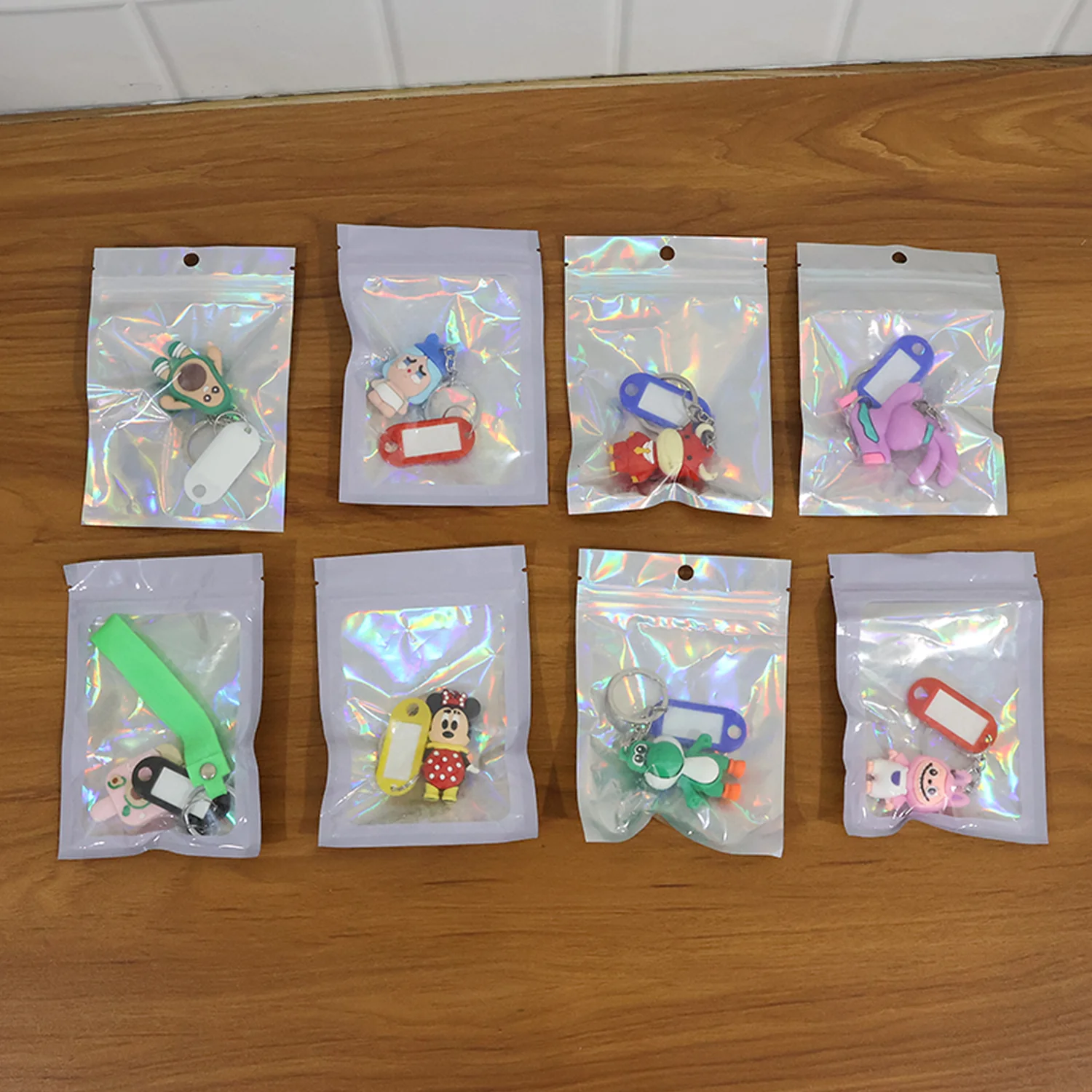 Cartoon Character Keychain with Name Tag (Mix Design, 1 Pc) - Image 8