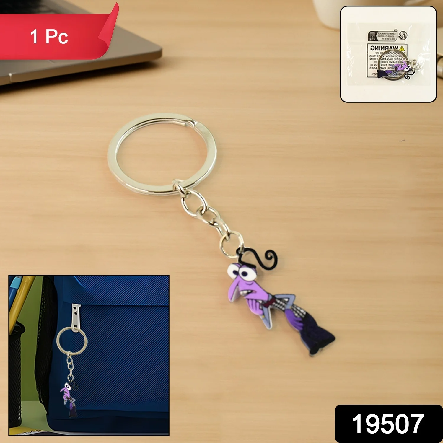 Cartoon Character Keychain (1 Pc) - Image 2