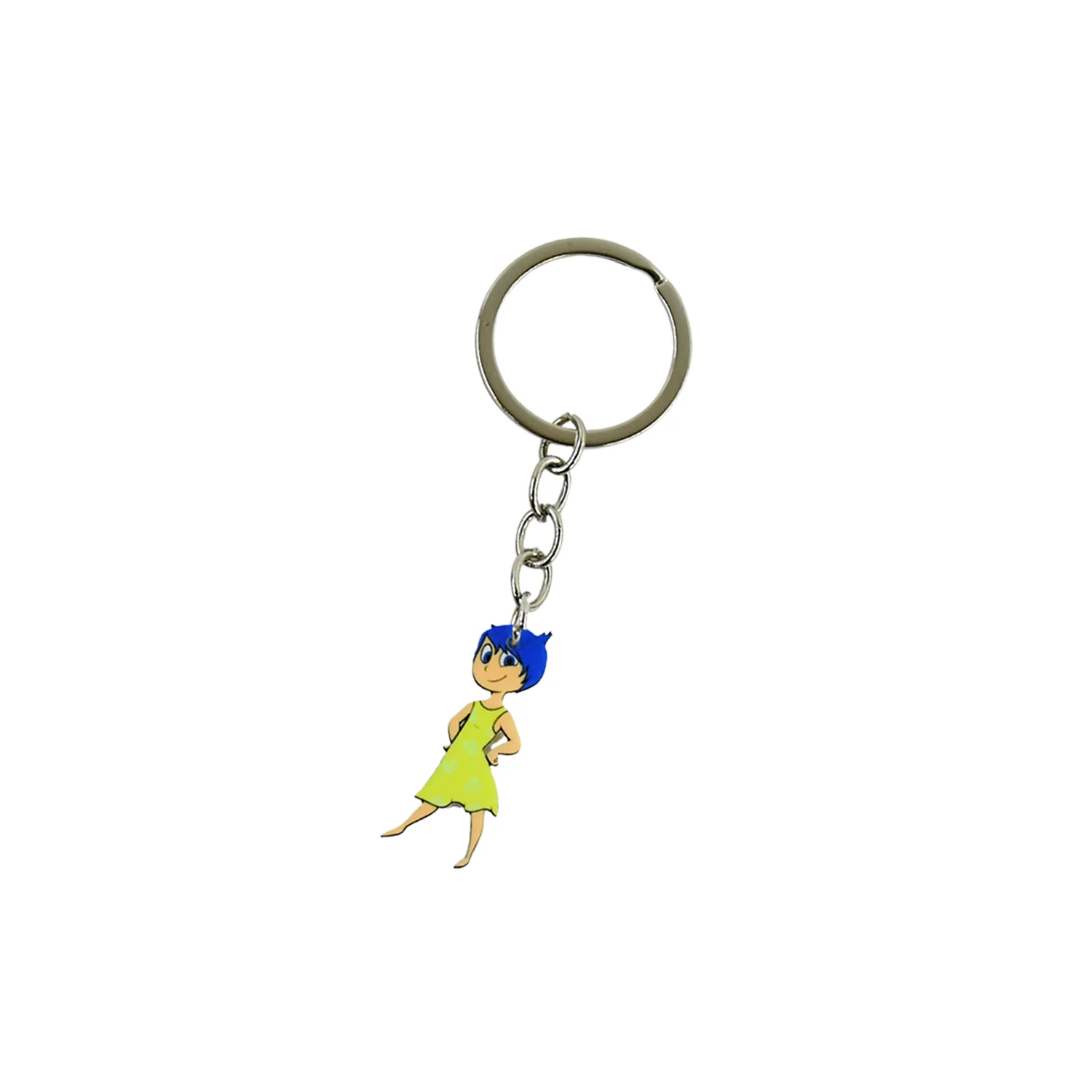 Cartoon Character Soft PVC Keychain with Haired Girl Design (1 Pc) - Image 5