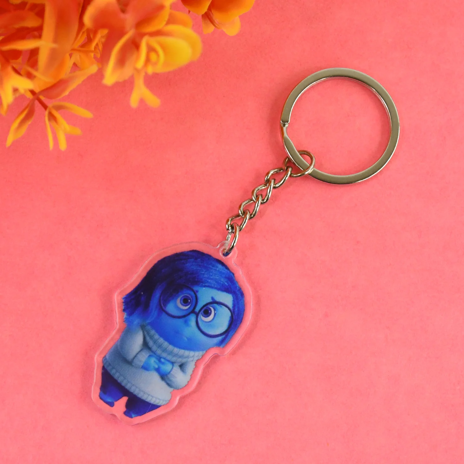 Cartoon Character-Themed Acrylic Keychain (1 Pc) - Image 4