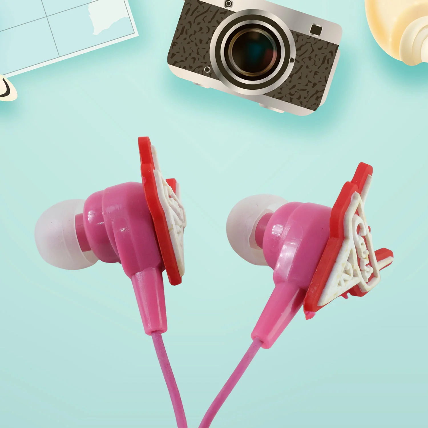 Cartoon Character Wired In-Ear Earphones (1 Set) - Image 4