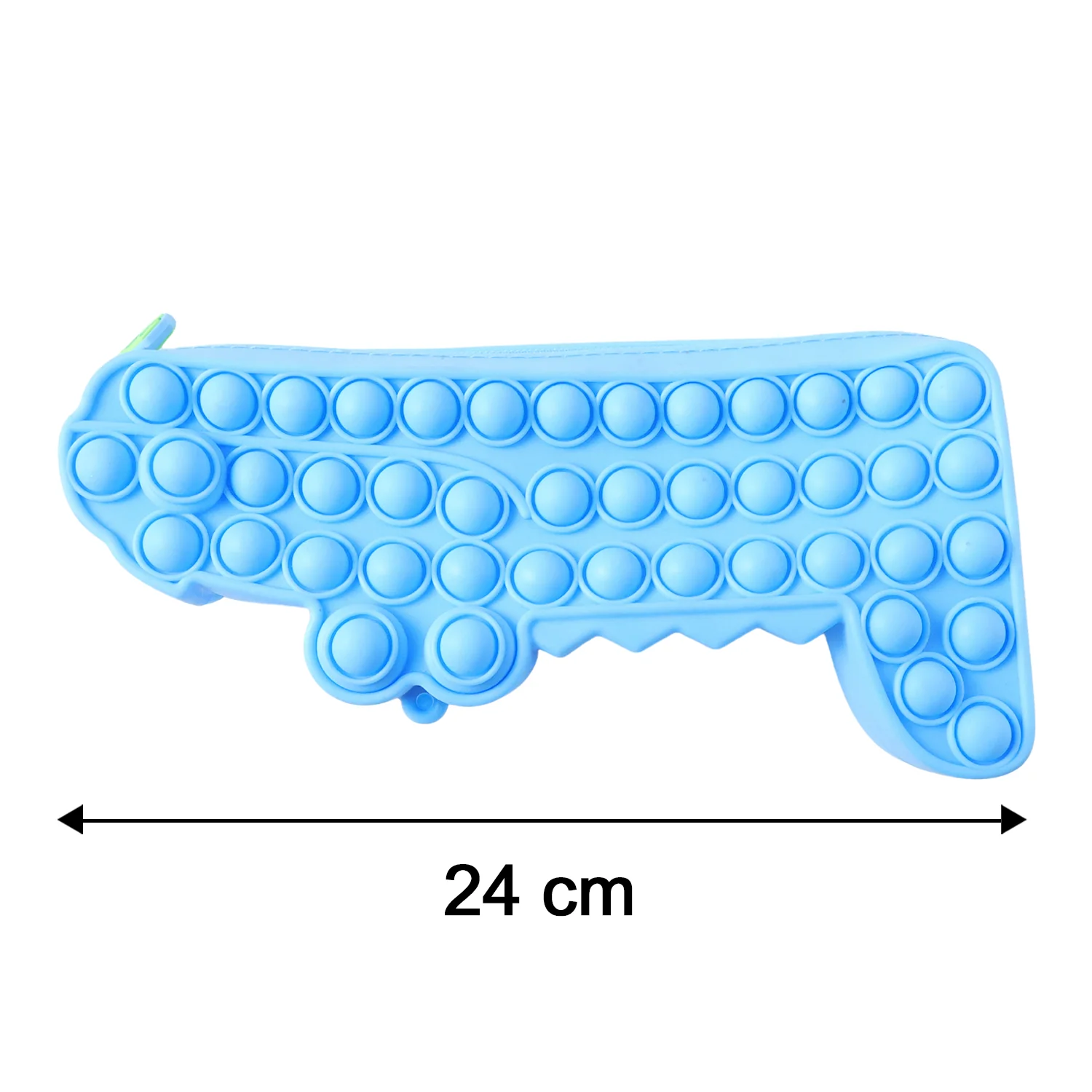 Cartoon Crocodile Shape Pop It Pencil Pouch (1 Pc) - Image 6