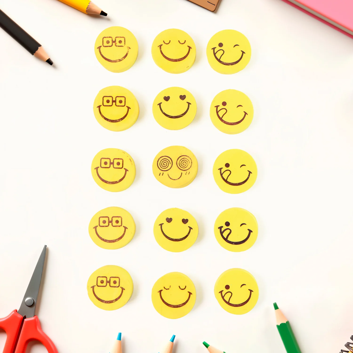 Cartoon Design Eraser (15 Pc / Mix Design) - Image 6