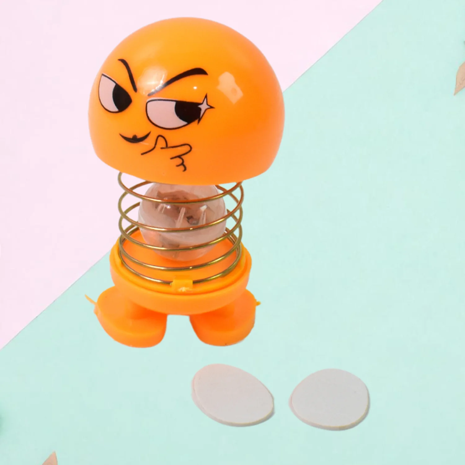 Cartoon Face, Spring Doll Dance Toy (1 Pc / With Color Box) - Image 4