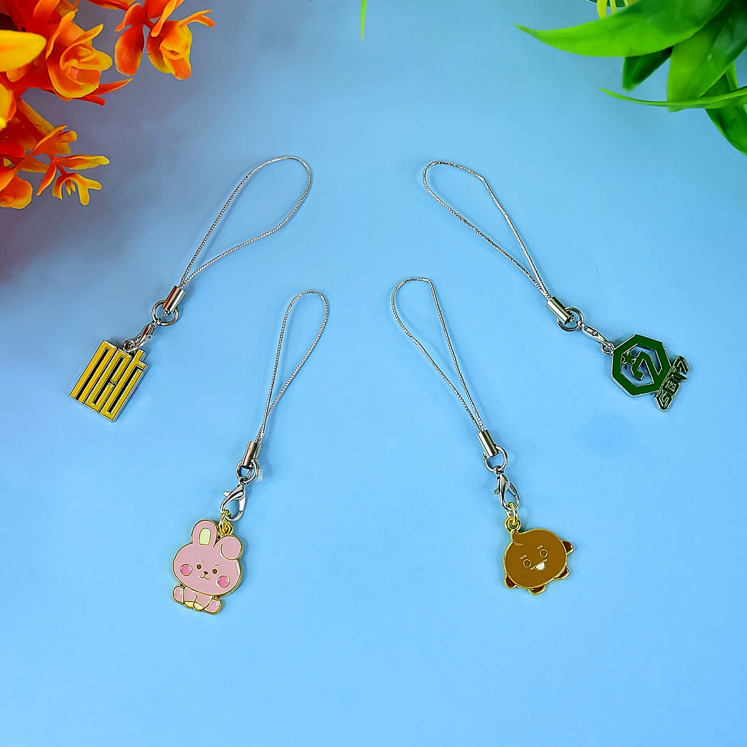 Cartoon Metal Mobile Straps and Keychains (1 Pc & mix Design) - Image 4