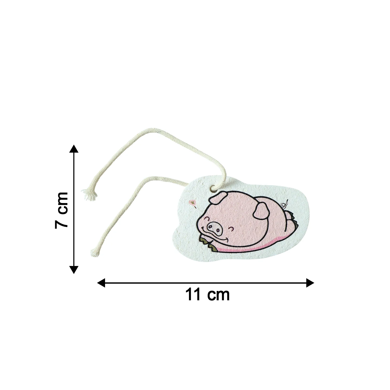 Cartoon Printed Bath Scrubber Sponge with Hanging Rope (1 Pc) - Image 6