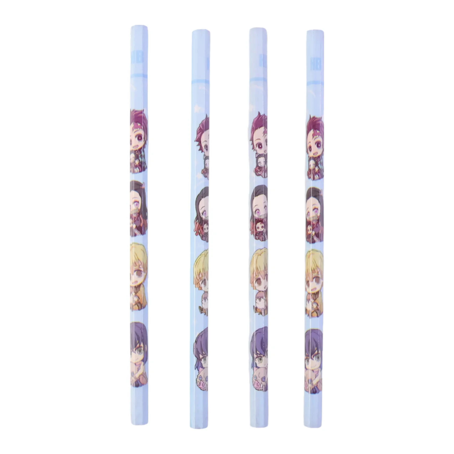 Cartoon Printed Pencil Set for Kids – Cute School Writing Pencils (4 Pc) - Image 4