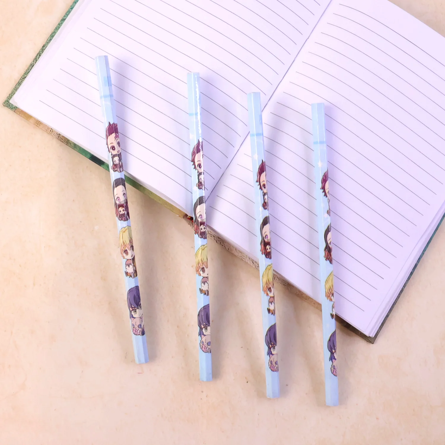 Cartoon Printed Pencil Set for Kids – Cute School Writing Pencils (4 Pc) - Image 5