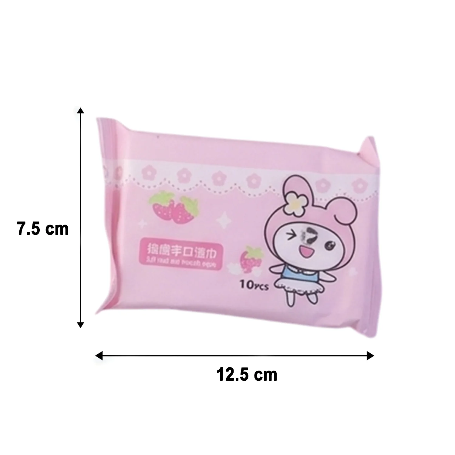 Cartoon Printed Soft Wet Wipes Pack 100Pc (10 Pack x 10 Pc Each) - Image 6