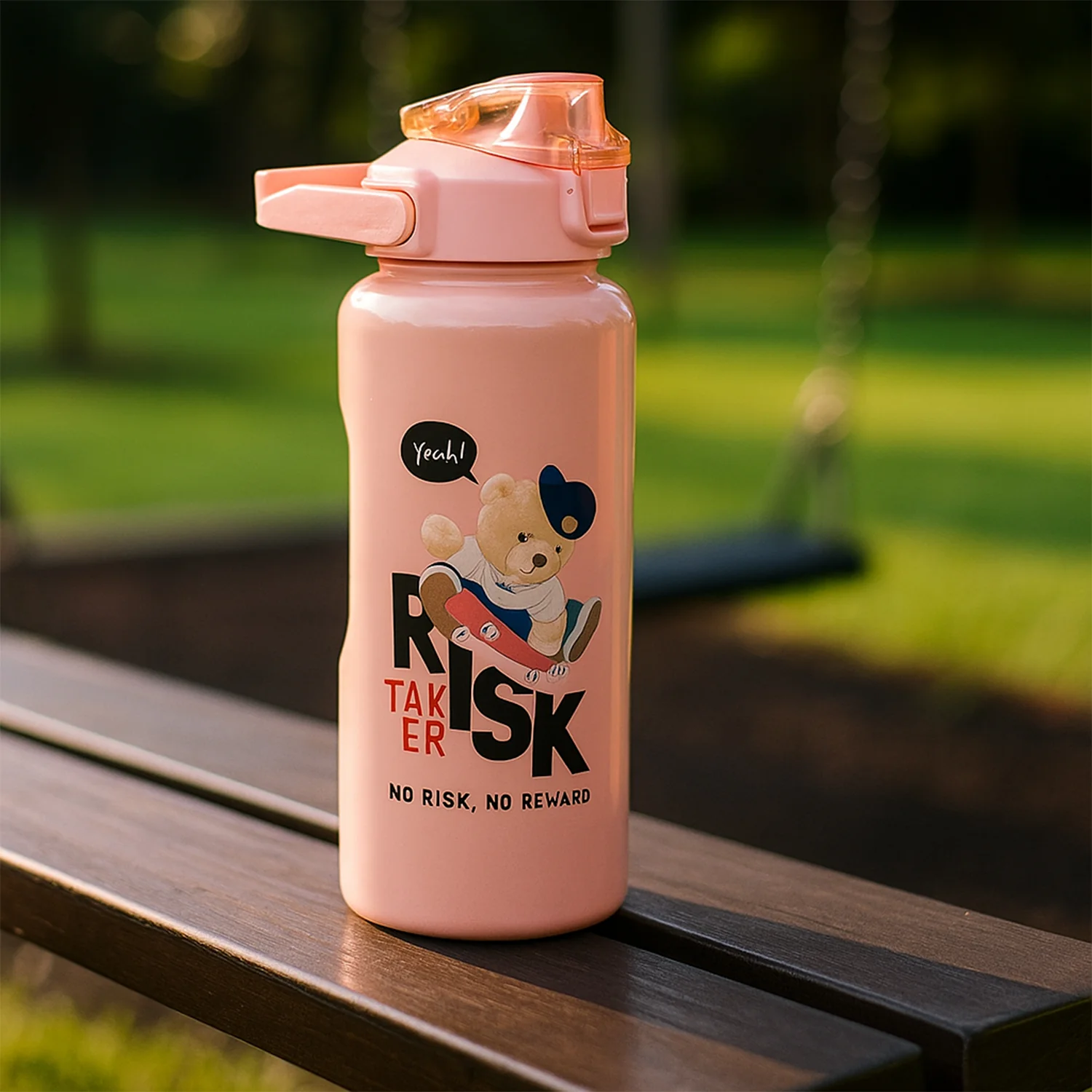 Cartoon printed Water Bottle - (3 Pc / Set) - Image 3