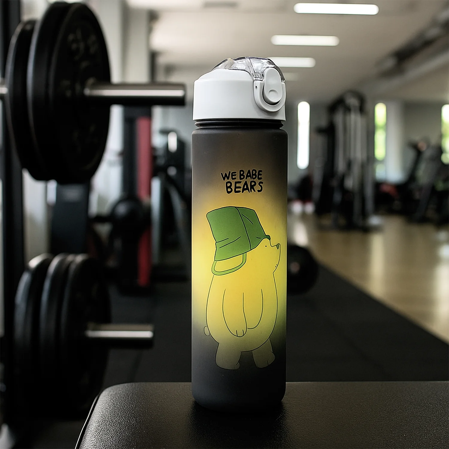 Cartoon Printed Water Bottles – 900 ml & 300 ml (2 Pc) - Image 3