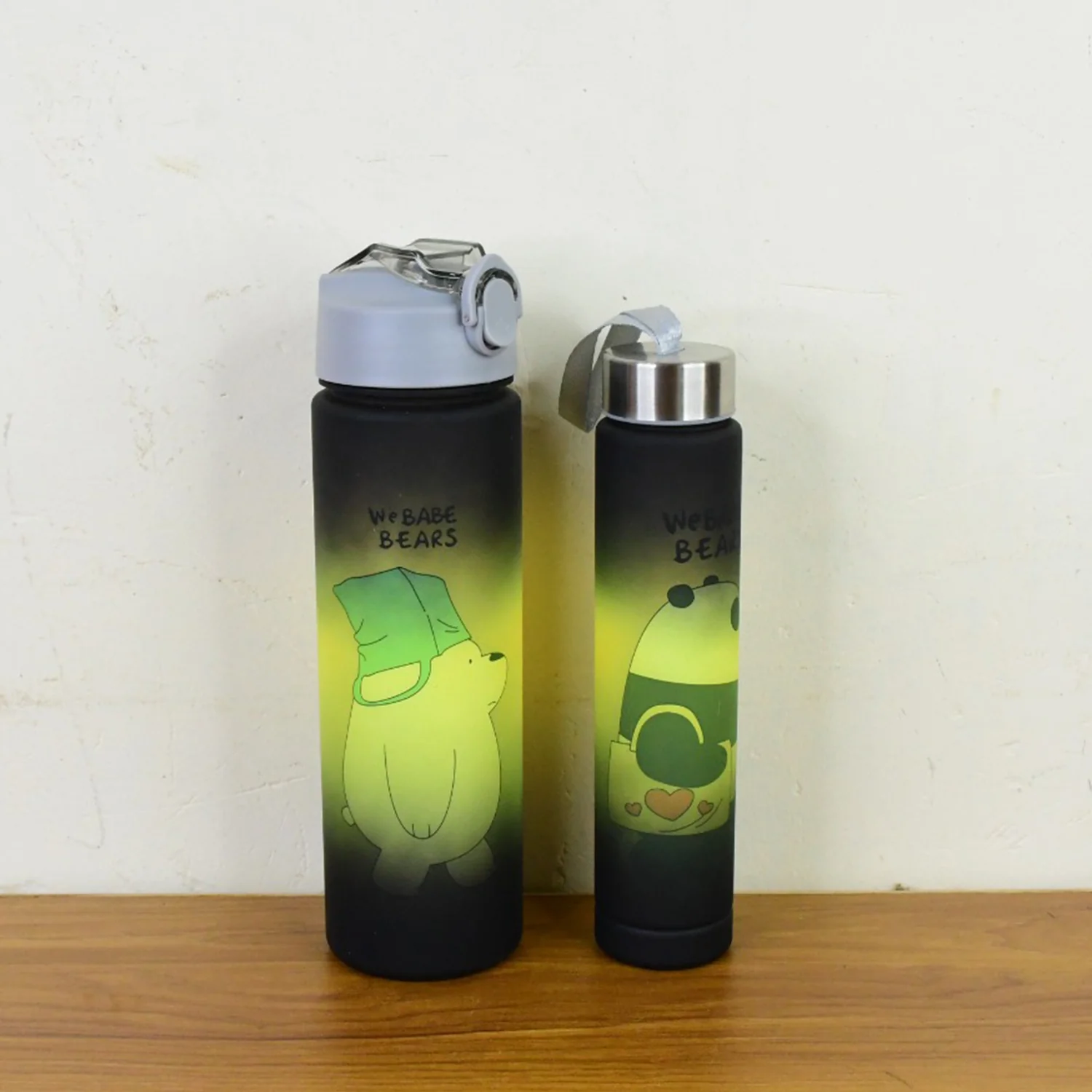 Cartoon Printed Water Bottles – 900 ml & 300 ml (2 Pc) - Image 7