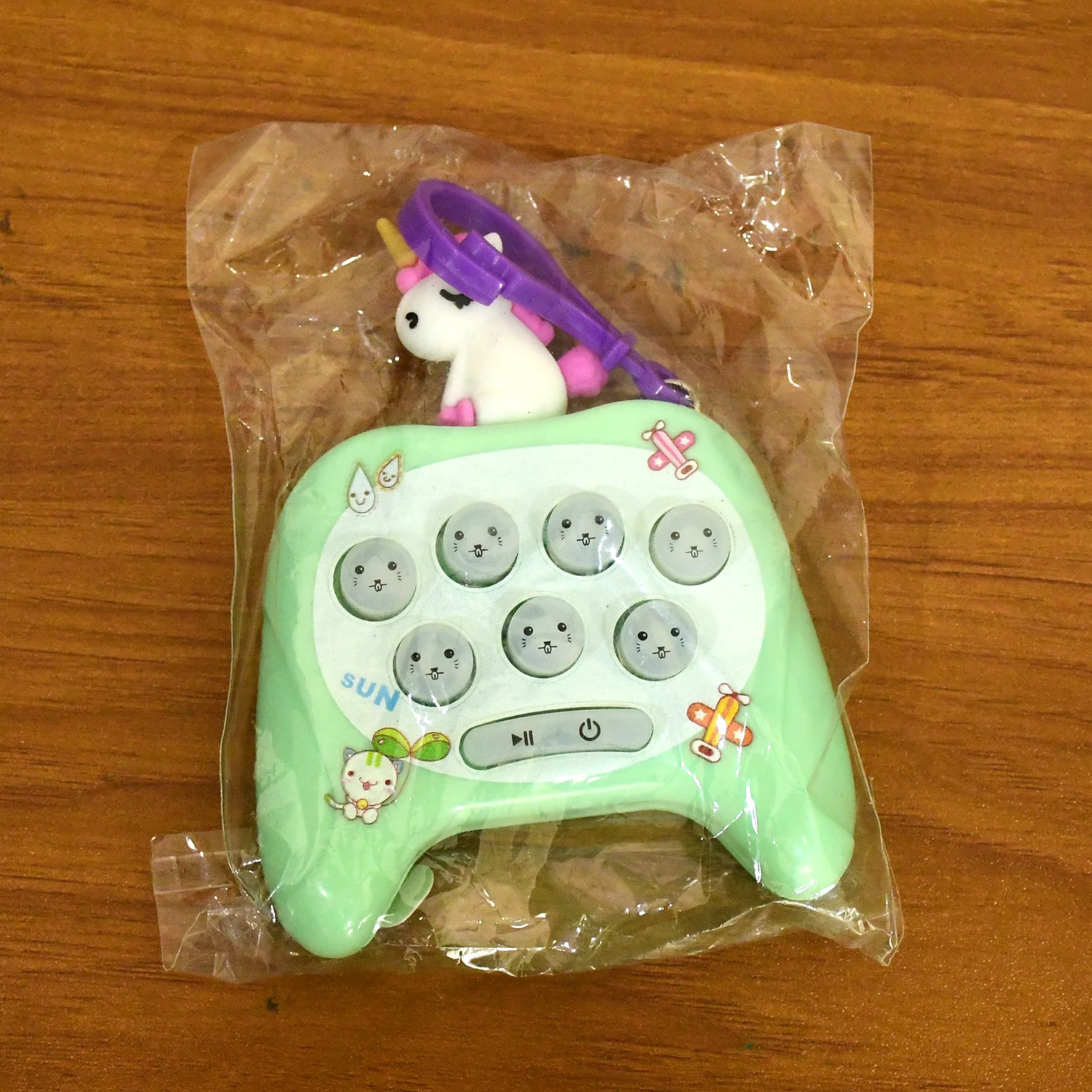Cartoon Push-Button Musical Keychain Toy - (1 Pc) - Image 7