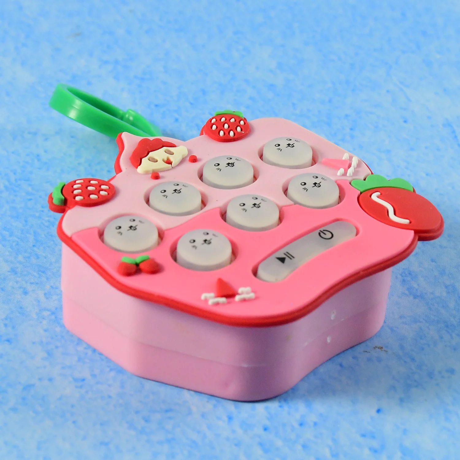 Cartoon Push Button Keychain Toy - (1 Pc) - Image 4