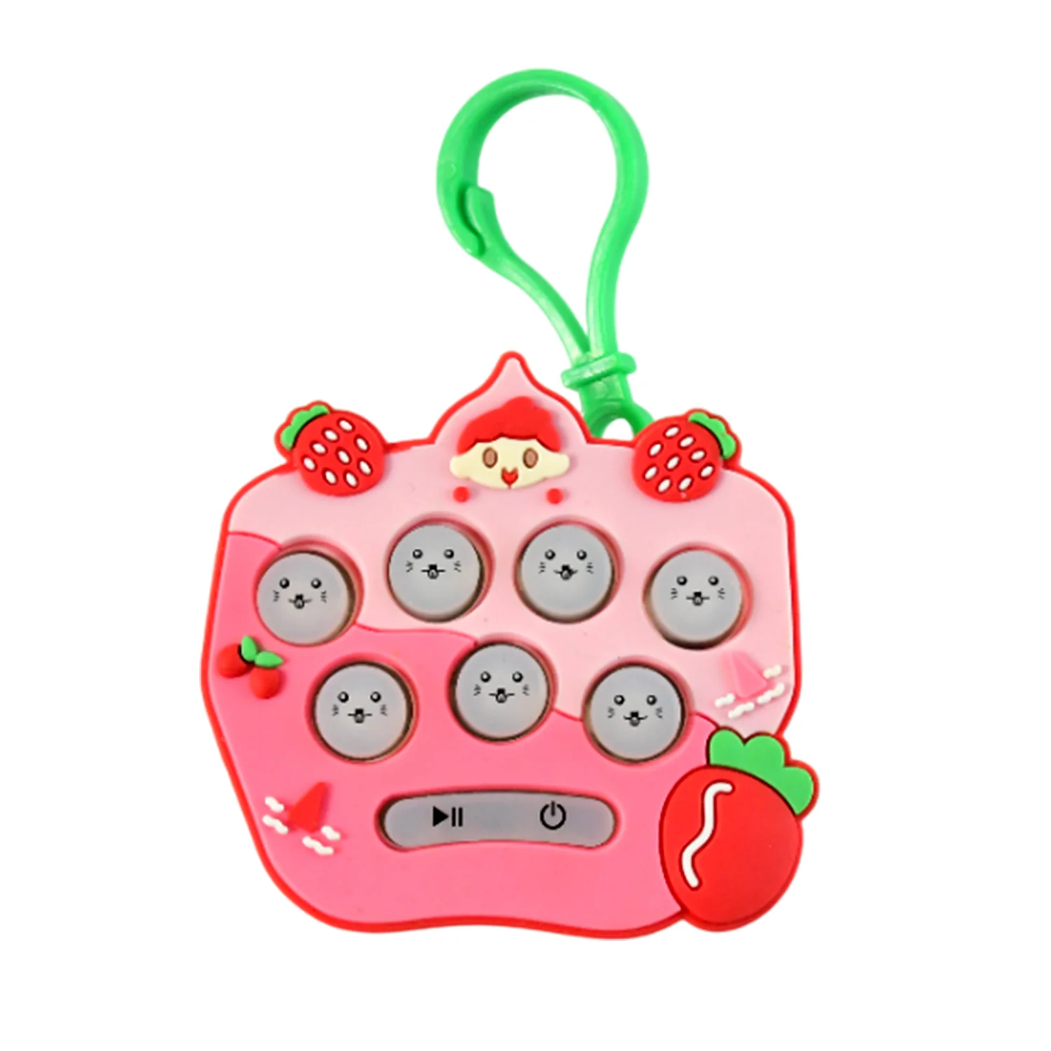 Cartoon Push Button Keychain Toy - (1 Pc) - Image 5