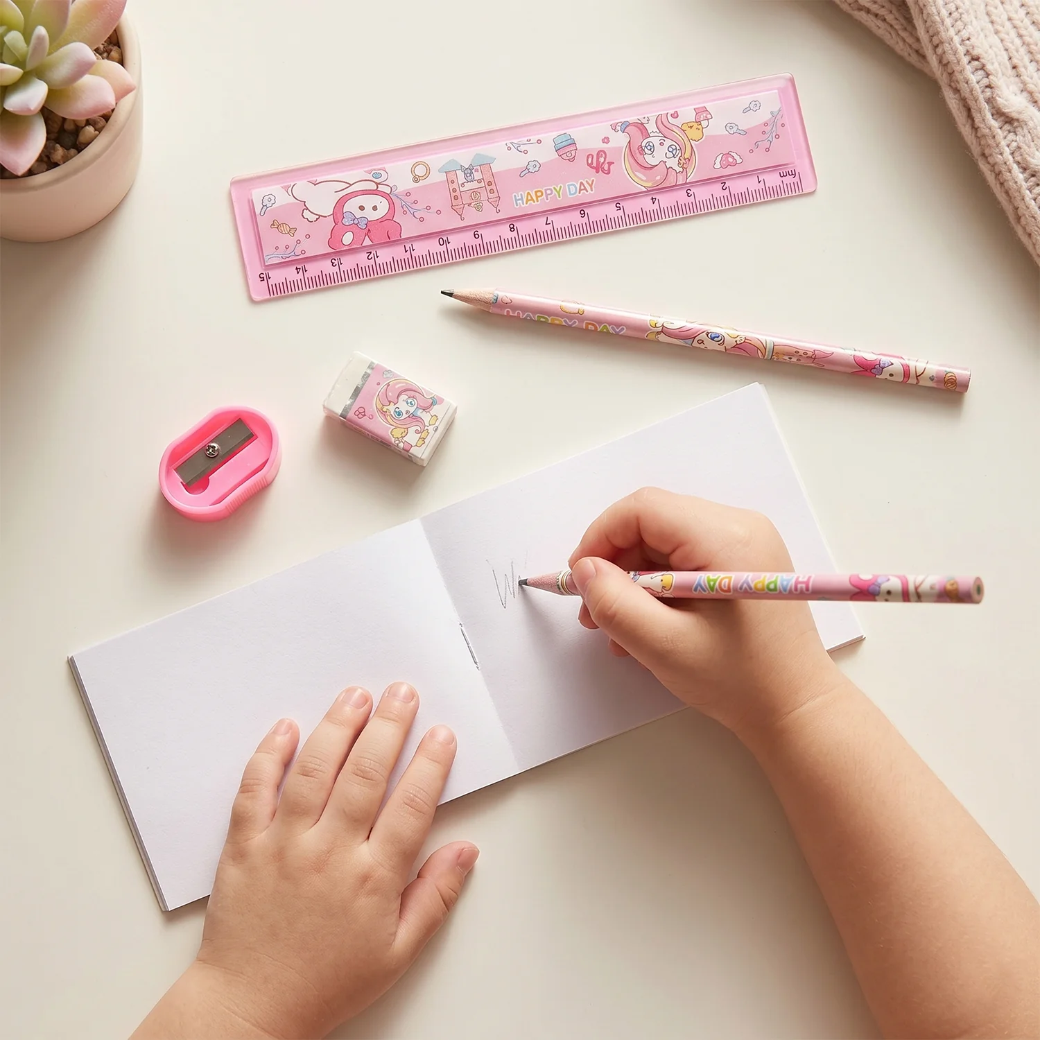 Cartoon Stationery Gift Set - Cute Unicorn Design - Image 4