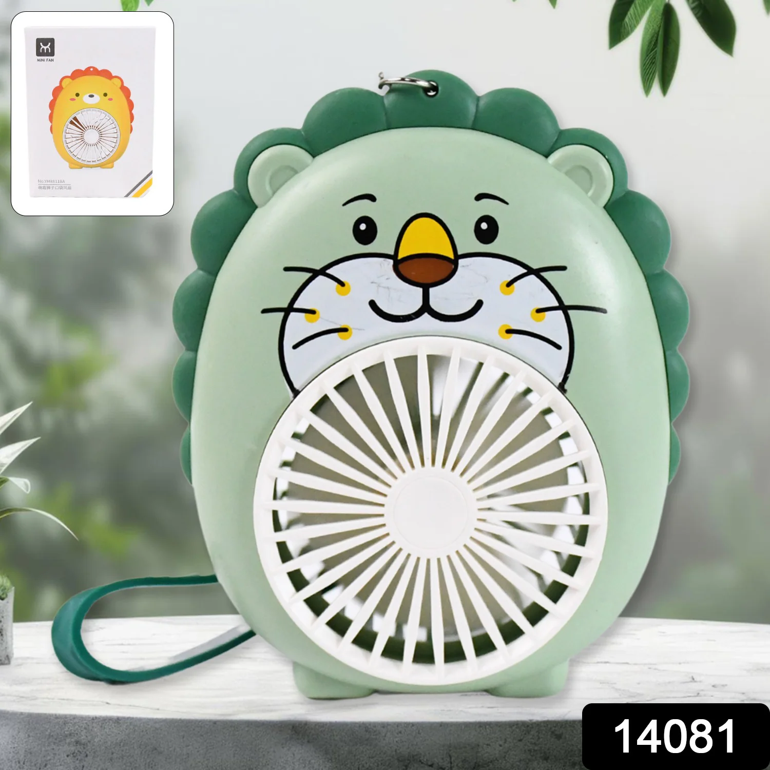 Cartoon USB Handheld Fan Portable Outdoor Mini Desktop Office Fan - Image 2