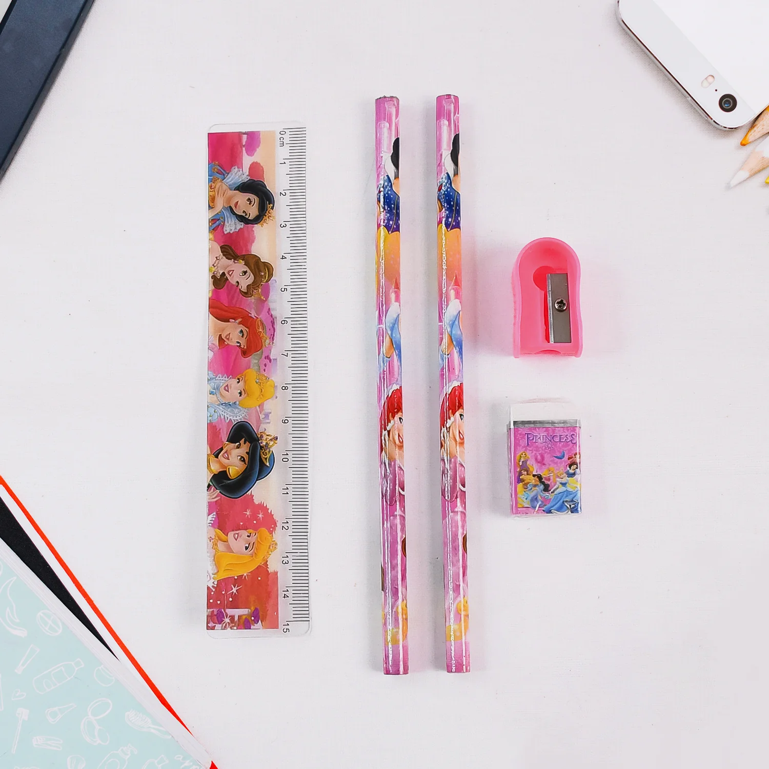 Fun & Functional! 5-in-1 Cartoon Pencil Set for School & Play (5 Pc) - Image 3
