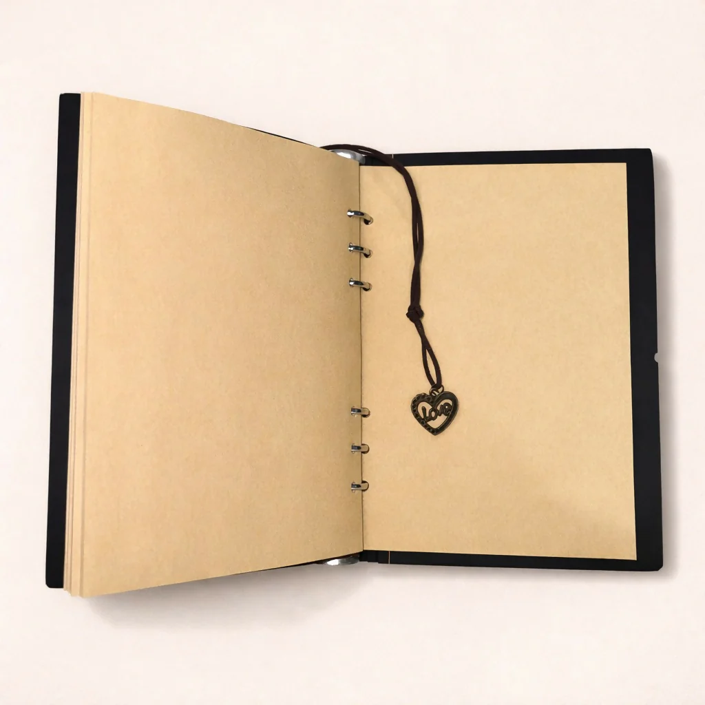 Cat Theme Scrapbook Memory Album with Ring Binding for Photos & Notes - Image 4