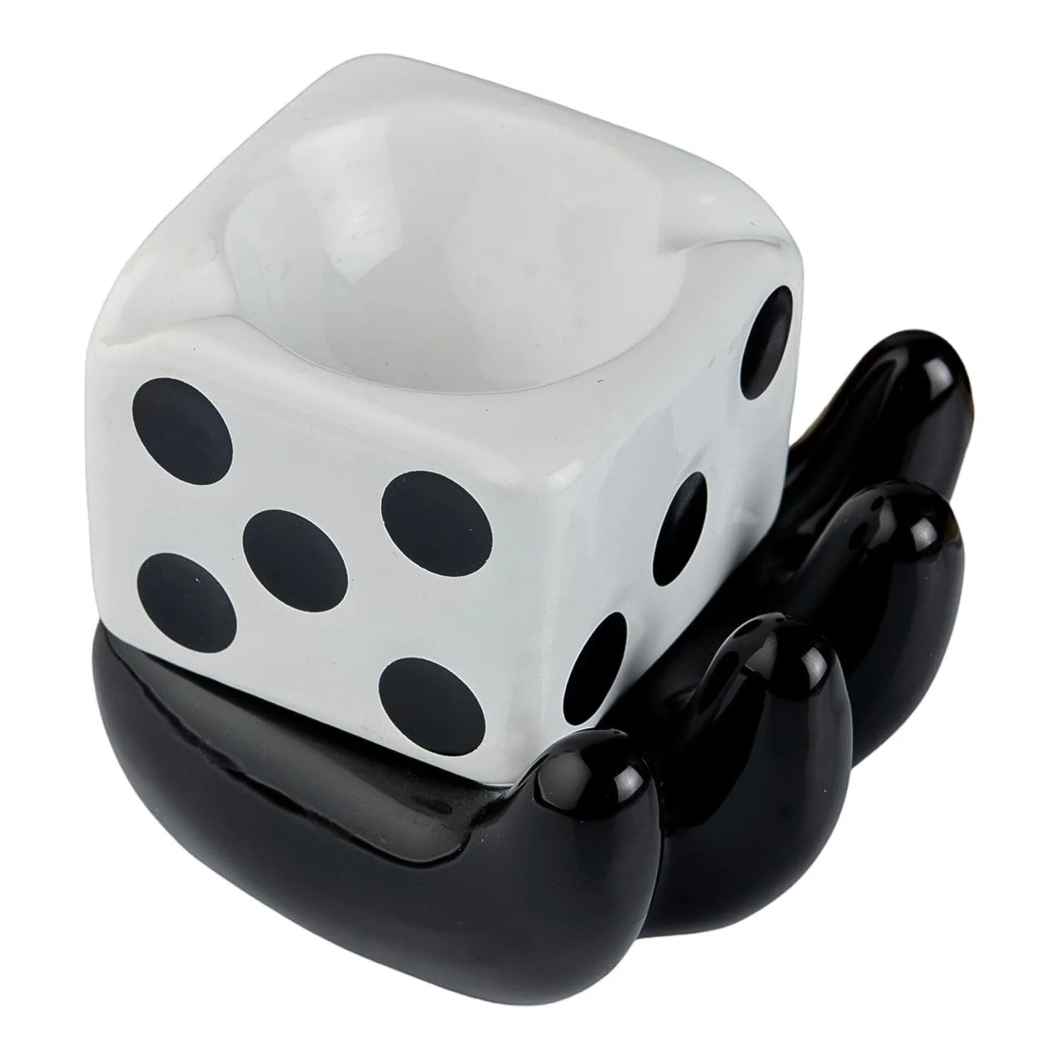 Colourful Smoking Ceramic Ashtray with Retro Vibes - Image 6