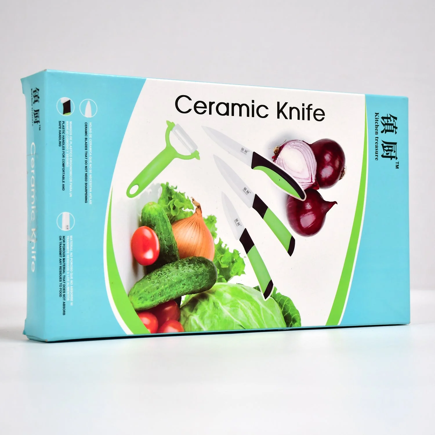 Ceramic Revolution Series Utility Knife and Peeler Gift Set - 2pc - Image 9