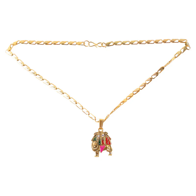 Chamunda Mata Devotional Pendant Necklace with Designer Chain - Image 6