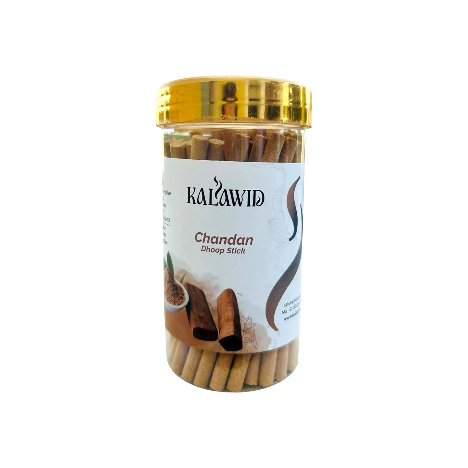 Chandan Dhoop Sticks Jar for Soothing Fragrance & Calm Spiritual Atmosphere (100 Gm) - Image 5