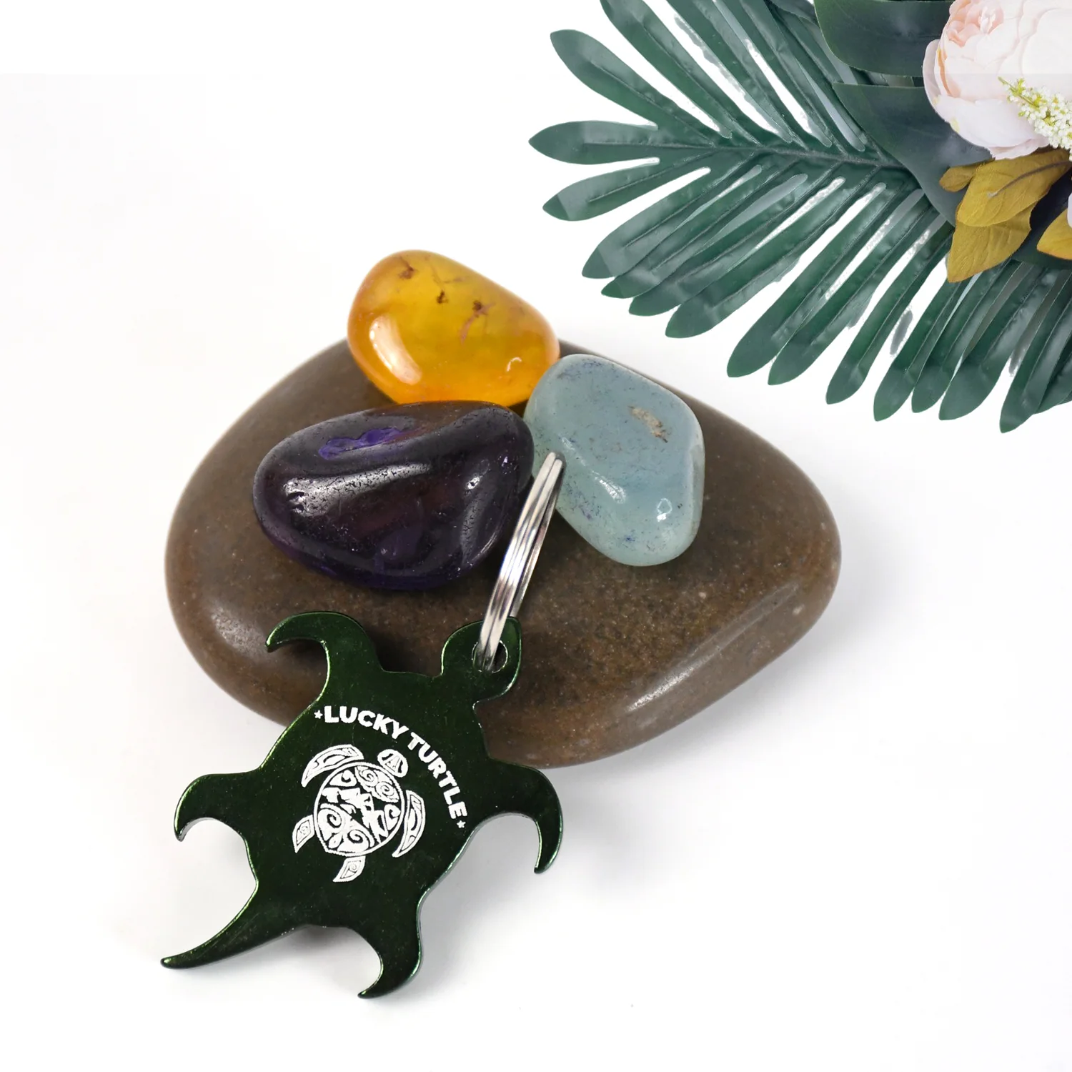 Metal Tortoise Shaped Keychain - Unique and Durable Accessory (1 Pc) - Image 3