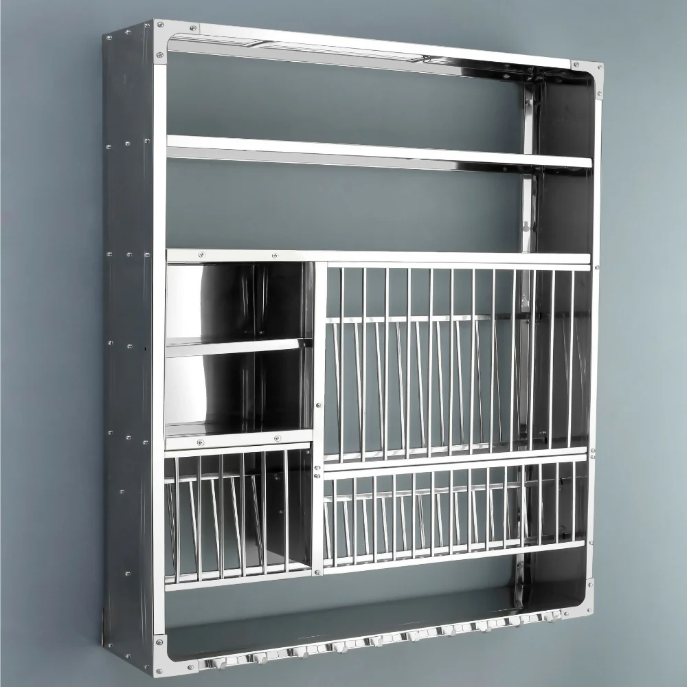 Wall Mount Kitchen Utensils Dish Rack DLX-4836 - Image 6