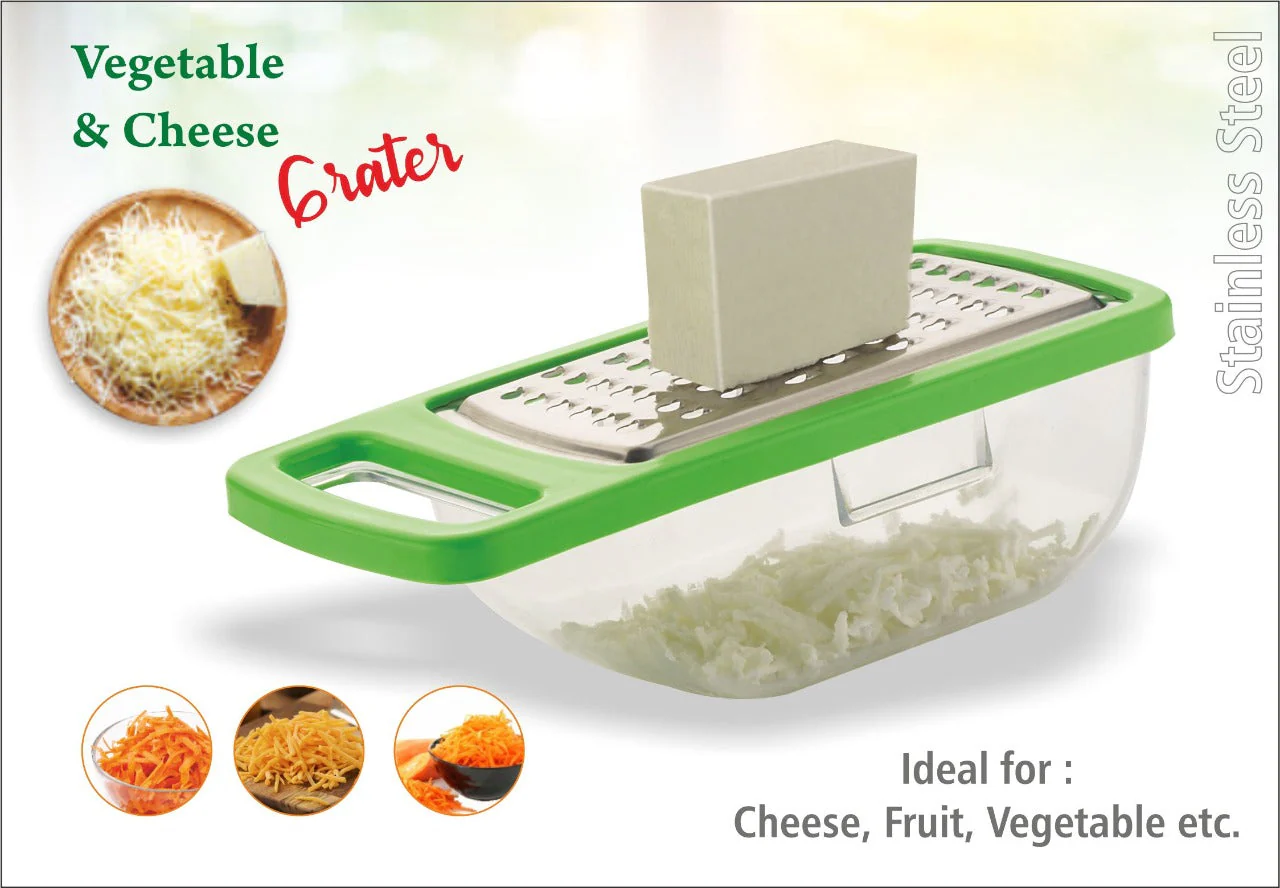 Cheese Grater / Slicer / Chopper With Stainless Steel Blades - Image 6