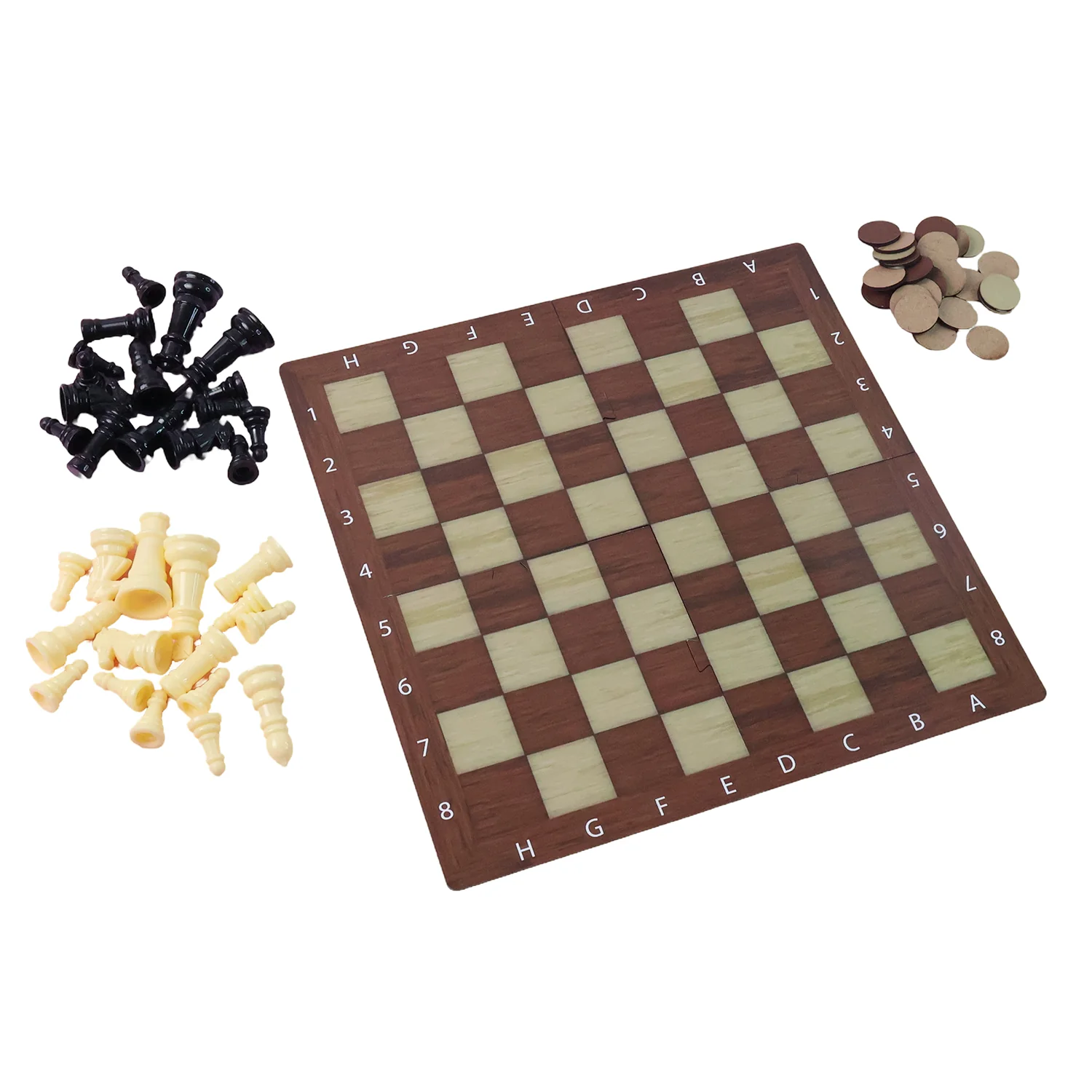Chess & Checkers 2-in-1 Travel Game - (1 Set) - Image 5