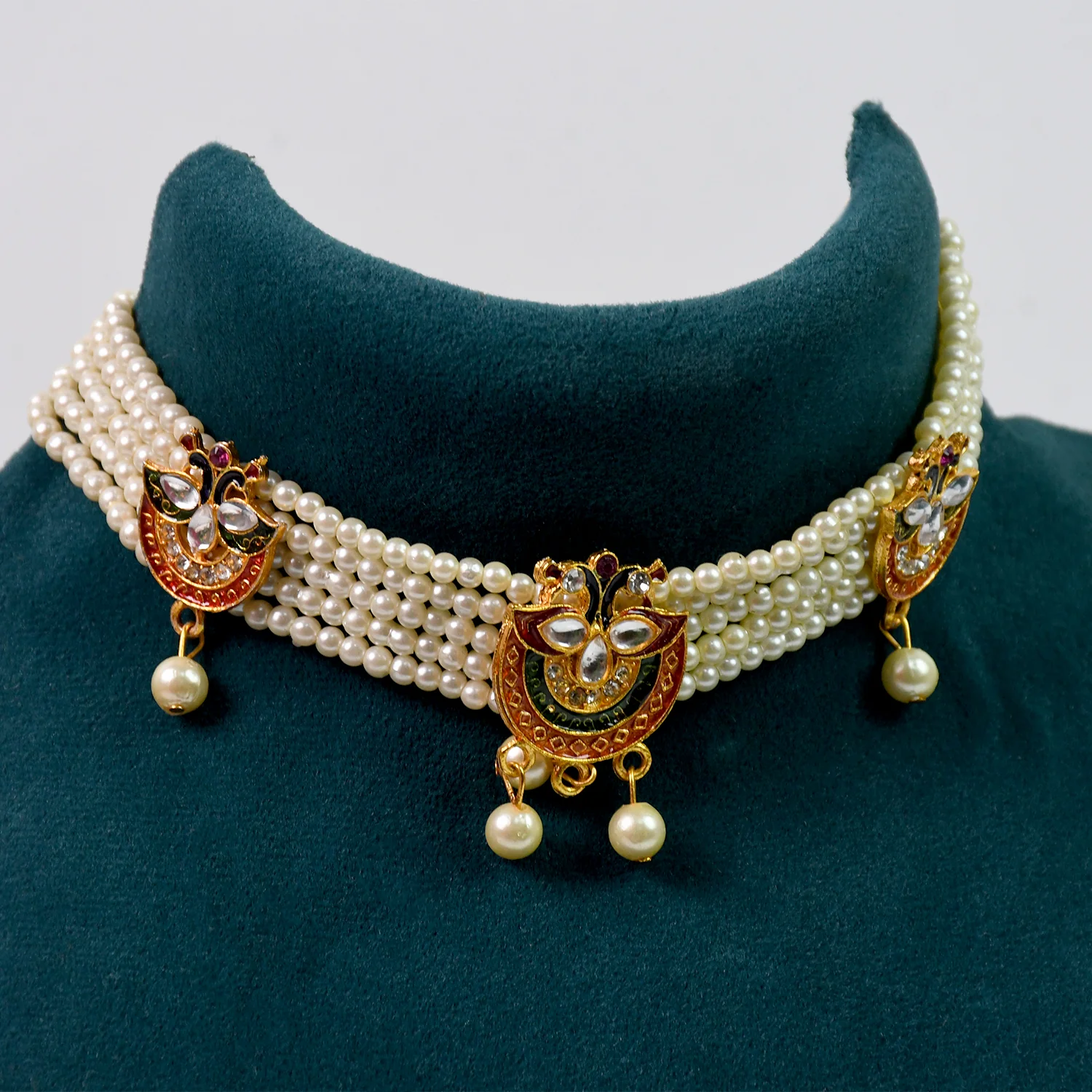 Chik Moti Necklace Set – Elegant and Timeless - Image 2